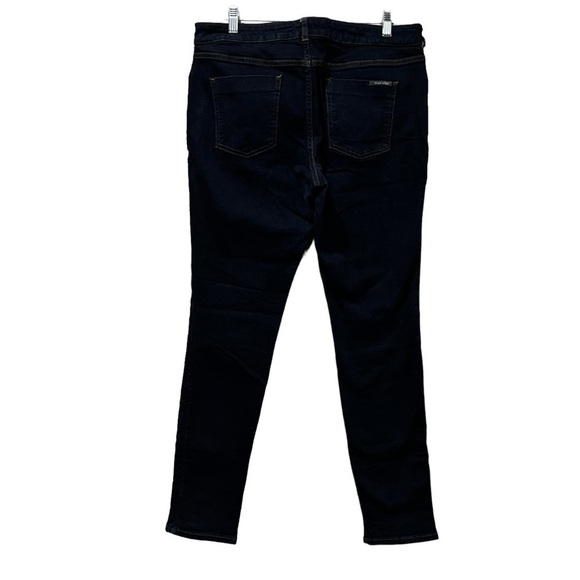 White Stuff 14 Dark Skinny Denim Jeans R8 - Picture 2 of 6